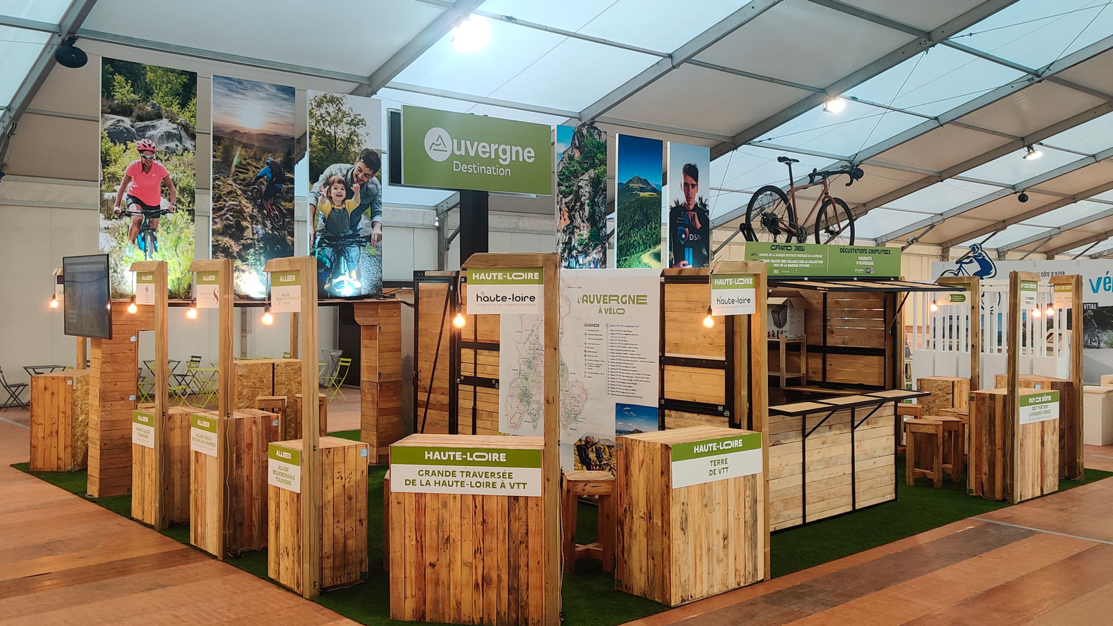 Aménagement de stand Auvergne destination